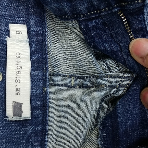 Levi's, 0233, 505th Denim Jean's, In Great Condition!!! SZ 8 - Picture 3 of 7